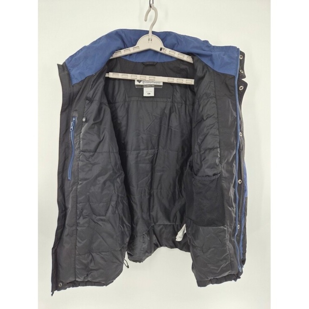 Vintage Columbia Jacket Men Size XL Blue Colorblock Hooded Insulated Ski Snow - Picture 4 of 14